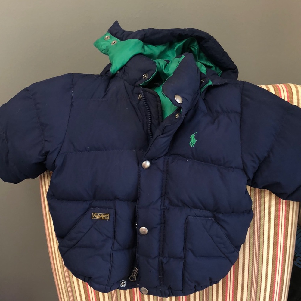 Polo by Ralph Lauren navy blue/green Puffer